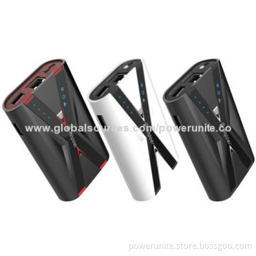 New Design for Mobile Power Banks, Three USB Output with 7,800mA Battery
